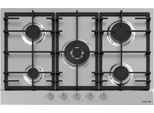 Foster 7015 032 Piano Cottura Acciaio Spazzolato Da Incasso 75 Cm Gas 5 Fornelli