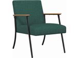 Vidaxl Poltrona Verde Scuro 59 X 75 X 78 Cm Tessuto