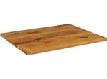 Syfax™ Piano Per Tavolo 100X80X2,5Cm Rettangolare Legno Massello Mango