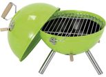 Tepro Charcoal Grill Mini Kettle Grill Crystal Apple Green, Superficie Di Cottura: Circa 29,5 CmØ