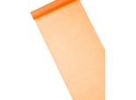 Runner Da Tavola Liscio In Pile Arancione 10M - Taglia Unica