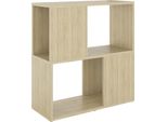 Vidaxl Libreria Rovere Sonoma 60X24X63 Cm Materiale A Base Di Legno