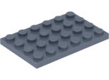 Lego® 4X6 Tavole Grigio Scuro - 3031 Nuovo! Quantità 100X