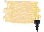 Vidaxl Luce Di Corda 120 Led Bianco Caldo 5 M Pvc