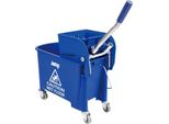 Secchio Per Mop Jantex Con Pressa Per Mop Blu 20L