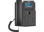 Fanvil X303W - Telefono Ip - Nero - Cornetta Con Filo - Da Tavolo/A Parete - Linux - In Banda - Fuori Banda - Info Sip