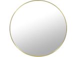 Specchio Valora 60 Cm Con Cornice Dorata | Grande Specchio Da 60 Cm Con Cornice Dorata Calda