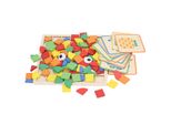 Blocchi Da Costruzione Colorati - Gioco Mentale Per Migliorare La Coordinazione - Puzzle Di Blocchi Da Costruzione In Legno Per Bambini