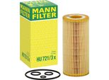 MANN-FILTER Filtro Olio Hu 721/3 X