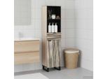 Vidaxl Mobile Lavabo Con Anta Bianco 38 X 33 X 160 Cm Materiale A Base Di Legno