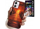 Custodia Per Motorola Moto G14 - Parco, Autunno, Foglie Che Cadono, Retro