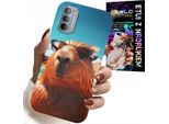 Custodia Per Motorola G31 / G41 - Dolce Capibara, Custodia Capibara + Pellicola Protettiva