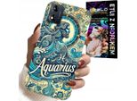 Custodia Per Motorola Moto E13 - Segno Zodiacale, Acquario, Astronomia Picche