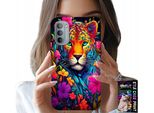 Custodia Per Motorola G31 / G41 - Motivi Floreali Tigre Tigrotti + Pellicola Protettiva