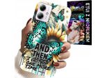 Custodia Per Motorola Moto G14 - And Then I Got Up, Motivi Femminili + Pellicola Protettiva