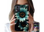 Custodia Per Motorola Moto E13 - Gerbera Blu A Forma Di Margherita +Folia