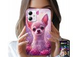 Custodia Per Motorola Moto G14 - Dolce Chihuahua Su Sfondo Rosa Con Fiori