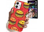 Custodia Per Motorola Moto G54 5G - Cover Sweet Smiling Burgers