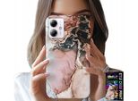 Custodia Per Motorola Moto G14 - Elegante Marmorizzato Motivi Alla Moda + Vetro