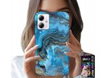 Custodia Per Motorola Moto G54 5G - Custodia Con Motivi Marmorizzati + Foil