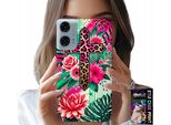Custodia Per Motorola Moto G85 5G - Croce, Rosa Cristianesimo Gesù Retro