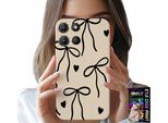 Custodia Per Motorola Edge 60 Fusion - Cocards A Nastro Beige Con Motivi Alla Moda
