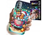 Custodia Per Motorola Moto G52 / G82 - Renna Con Pan Di Zenzero Buon Natale