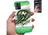 Custodia Per Motorola Moto E13 - Calcio, Custodia Per Calcio + Foil