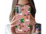 Custodia Per Motorola G31 / G41 - Renna Natalizia, Alberi Di Natale, Bastoncini, Motivi