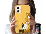 Custodia Per Motorola Moto G14 - Love Cat, Motivi Con Gatti, Custodia + Vetro
