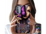 Custodia Per Motorola Moto G52 / G82 - Farfalla Rosa Anti Social + Vetro
