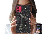 Custodia Per Motorola Edge 40 Neo - Cosmos Pianeti Stelle Luna + Foil