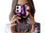 Custodia Per Motorola Moto G14 - Anti Social Butterfly Rosa Farfalla + Vetro