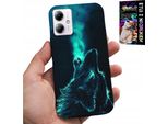 Custodia Per Motorola Moto G14 - Lupo Lupi Branco Super Disegni Custodia