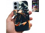 Custodia Per Motorola Moto G85 5G - Motociclista Motor Fan Motocicletta + Vetro