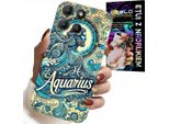 Custodia Per Motorola Moto G15 - Segno Zodiacale, Acquario, Astronomia Cover