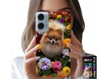 Custodia Per Motorola G24 / G04 - Dolce Cagnolino, Custodia Pomeranian + Pellicola Protettiva