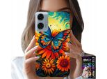 Custodia Per Motorola Moto G85 5G - Farfalle Farfalline Fiori Rose Cover