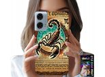 Custodia Per Motorola Moto G85 5G - Scorpione Segno Zodiacale Astronomia + Pellicola Protettiva