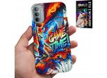 Custodia Per Motorola Moto G52 / G82 - Basketball Nba Game Time, Custodia + Vetro