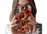 Custodia Per Motorola Moto G52 / G82 - Lei è Rara, Girasoli, Fiori, Farfalle