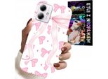 Custodia Per Motorola Moto G14 - Nastri Rosa Nastro Modelli Alla Moda Custodia