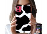 Custodia Per Motorola Edge 40 Neo - Toppe Di Mucca Bianche E Nere, Design Alla Moda