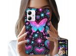 Custodia Per Motorola Moto G14 - Farfalla Colorata Cuore Modelli Alla Moda Custodia
