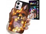 Custodia Per Motorola Moto G14 - Dolce Volpe Animali Della Foresta Custodia + Vetro