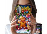 Custodia Per Motorola G31 / G41 - Pan Di Zenzero, Motivi Natalizi Colorati + Pellicola Protettiva