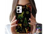 Custodia Per Motorola Moto G14 - Renna, Fiocco Di Neve, Albero Di Natale + Vetro