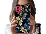 Custodia Per Motorola Edge 40 Neo - Elegante Custodia Dorata Con Motivi Alla Moda