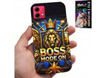 Custodia Per Motorola Edge 40 Neo - Boss Lion Con Corona Su Scudo Custodia + Foil