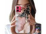 Custodia Per Motorola Edge 40 Neo - Modelli Eleganti Alla Moda In Marmo + Foil